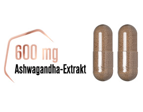 Kapseln mit 100 % Ashwagandha-Extrakt KSM-66®