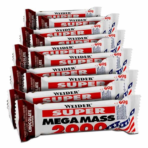 Weider Mega Mass 2000 Riegel - Schoko 10 Stück bei nu3!