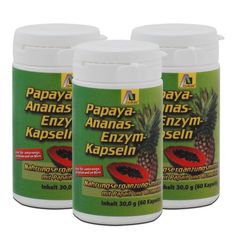 Papaya ananas enzym kapseln