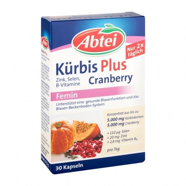 2 x Abtei Potiron plus Cranberry gélules acheter chez nu3