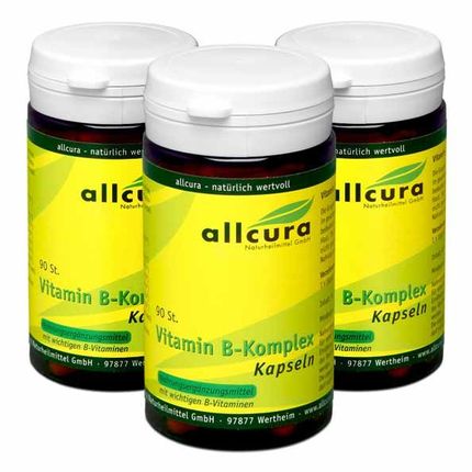 Vitamin B Komplex (3 x 90 Kapseln) Vitamin B Komplex (3 x 90 Kapseln)