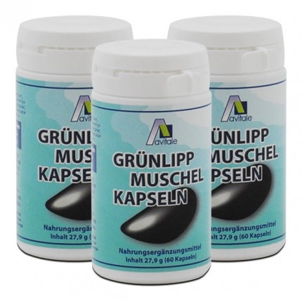 Grünlippmuschel (3 x 60 Kapseln) Grünlippmuschel (3 x 60 Kapseln)