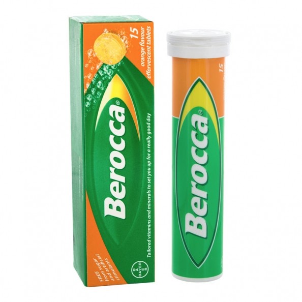 Bayer Berocca Effervescent Tablets- feel good all day