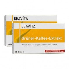 BEAVITA Grüner-Kaffee-Extrakt Doppelpack, Kapseln
