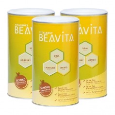 BEAVITA Vitalkost, choco, poudre, lot de 3
