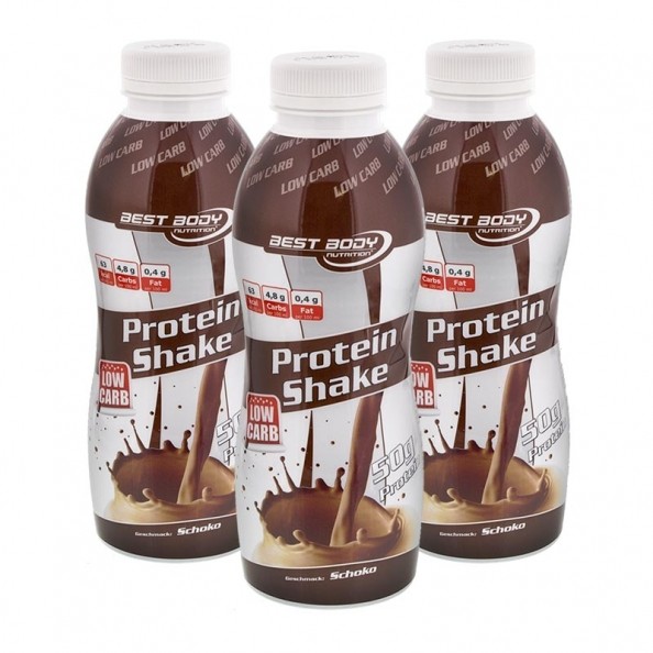 3 x Best Body Nutrition Protein Shake Schokolade nu3