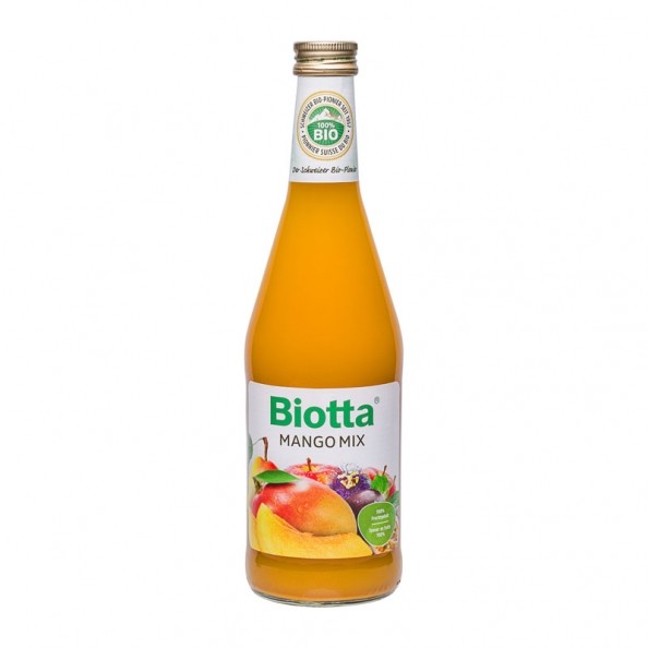 6 x Biotta Bio Mango Mix, Direktsaft in Bio-Qualtät - nu3