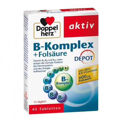 Doppelherz B-Komplex + Folsäure Depot - Nu3