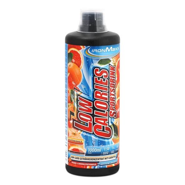 Ironmaxx Low Calorie Blood Orange Sports Drink energy charge