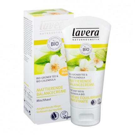 Mattierende Balancecreme Grüner Tee und Calendula (50 ml) Mattierende Balancecreme Grüner Tee und Calendula (50 ml)