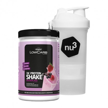 LowCarb Protéines Fruits Rouges + nu3 SmartShake LowCarb Protéines Fruits Rouges + nu3 SmartShake