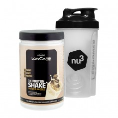 Layenberger LowCarb.one 3K Protein-Shake Schoko-Kaffee +  nu3 Shaker