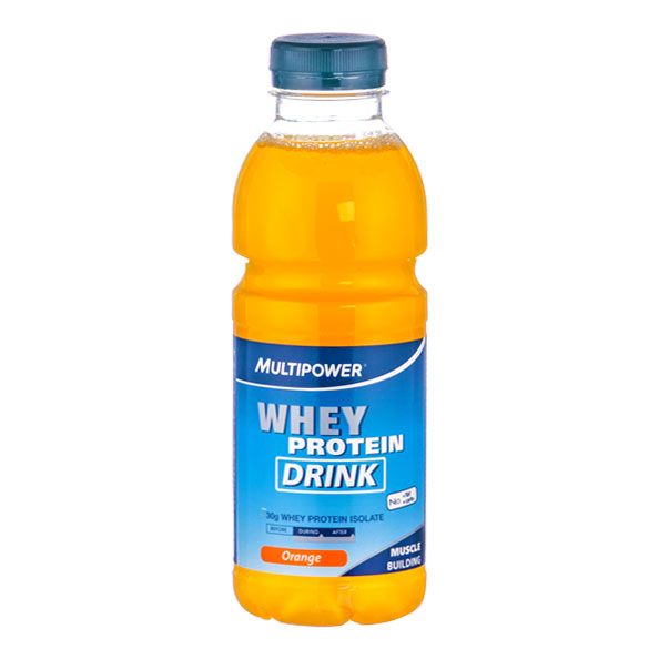 Multipower Whey Protein Drink Orange for quick protein.