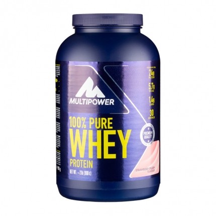 100 % Whey Protein, Erdbeere-Sahne, Pulver (908 g) 100 % Whey Protein, Erdbeere-Sahne, Pulver (908 g)