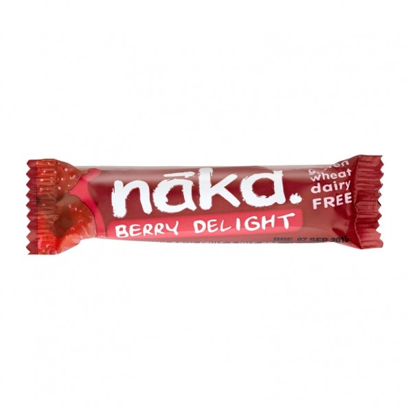 4 x Nakd Berry Delight Bar, barre naturelle ici chez nu3!