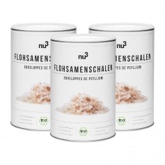 3 x nu3 Bio Flohsamen-Schalen