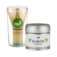 nu3 Matcha Profi-Paket: Bio Matcha Tee mit Matcha Besen