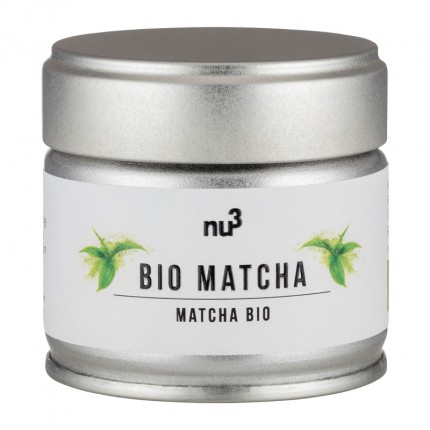 3 x nu3 Bio Matcha Tee, Pulver