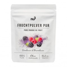 nu3 Bio Fruchtpulver Pur, Himbeere & Brombeere