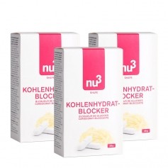 3 x nu3 Kohlenhydratblocker, Tabletten