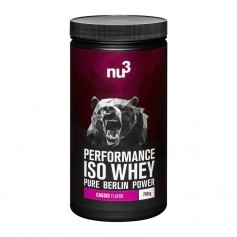 nu3 Performance Iso Whey, Cassis, Pulver