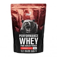 nu3 Performance Whey Strawberry, Pulver