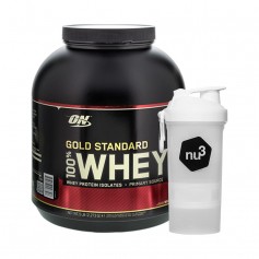 Optimum Nutrition 100% Whey Gold Standard Protein Extreme Milk Chocolate + nu3 SmartShake