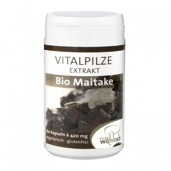 Maitake Vitalpilz Bio Extrakt Kapseln 60 Stück bei nu3!
