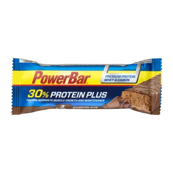 Powerbar ProteinPlus Bar 30% chocolate, a protein snack