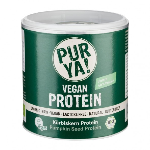 PUR YA Vegan Protein Poudre de Protéine de Citrouille Bio