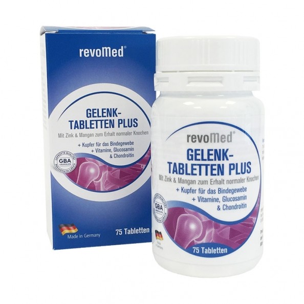 revoMed Gelenk-Tabletten plus. Direkt hier bei nu3 bestellen
