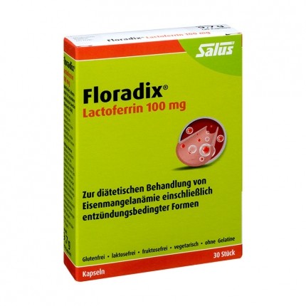 Floradix Lactoferrin 100 mg (30 Kapseln) Floradix Lactoferrin 100 mg (30 Kapseln)