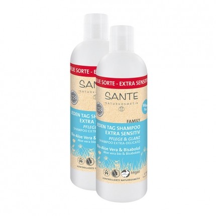 SANTE Family Jeden Tag Shampoo Sensitiv, Aloe-Bisabolol