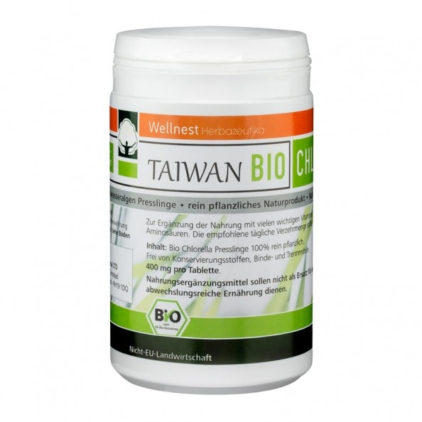 Wellnest Organic Taiwan Chlorella Pyrenoidosa Tablets