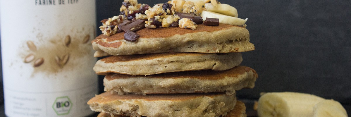Pancakes végan : protéines de lupin
