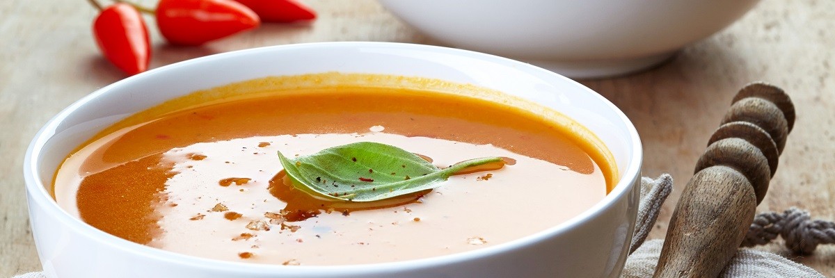 Almased-Suppe mit feuriger Paprika