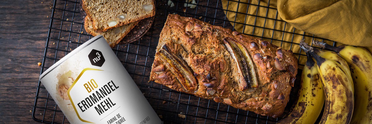 Veganes Bananenbrot ohne Zucker Veganes Bananenbrot ohne Zucker