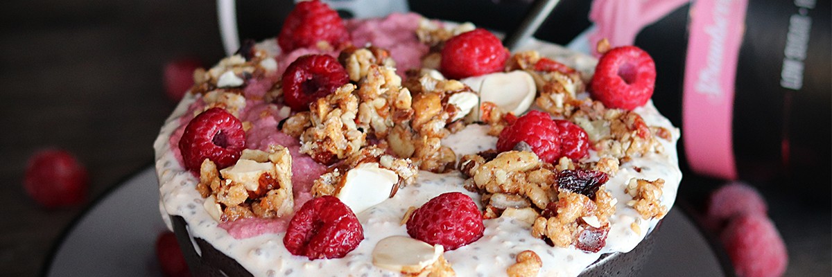 Breakfast bowl con Fit Shake fragola-yogurt
