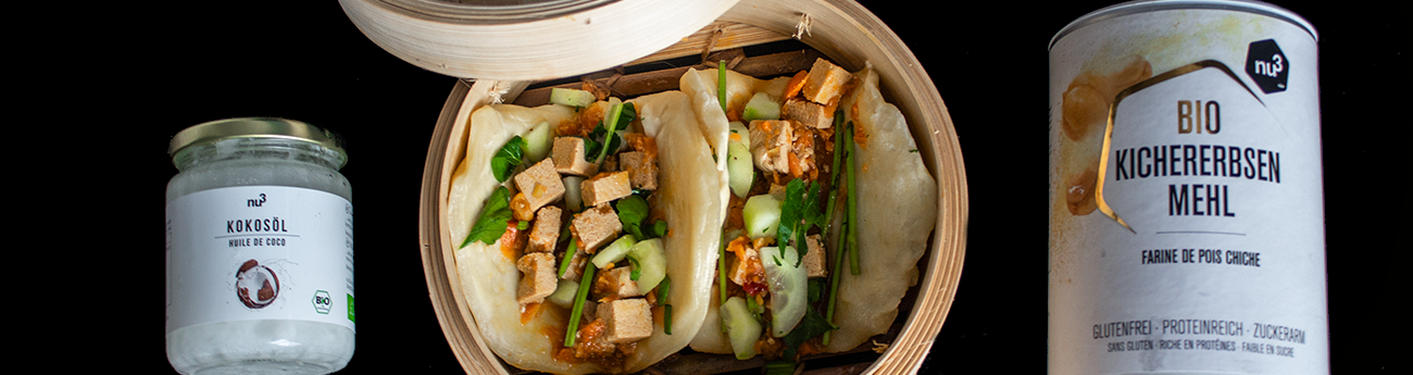 Bao burger vegan au tofu Bao burger vegan au tofu