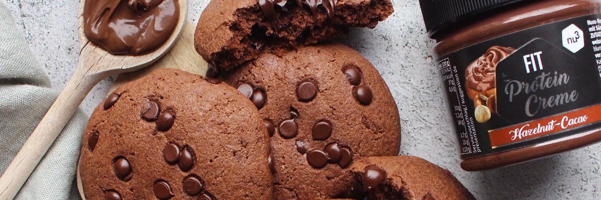 Biscotti proteici al cioccolato