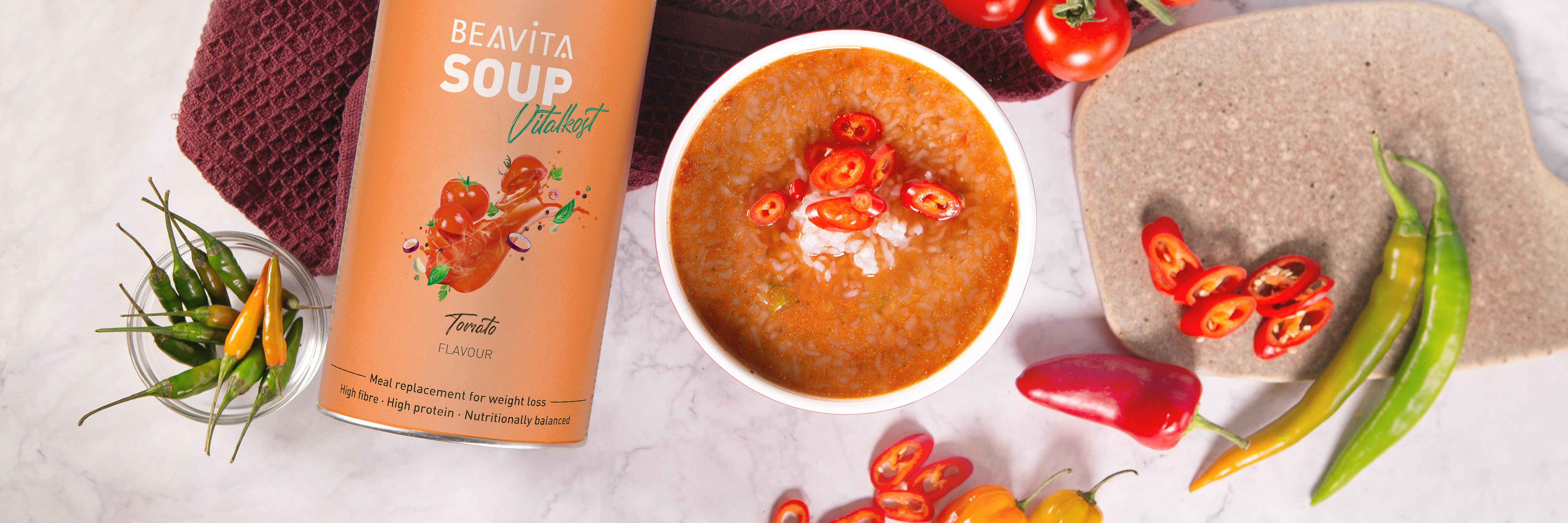 BEAVITA Tomaten-Reis-Suppe