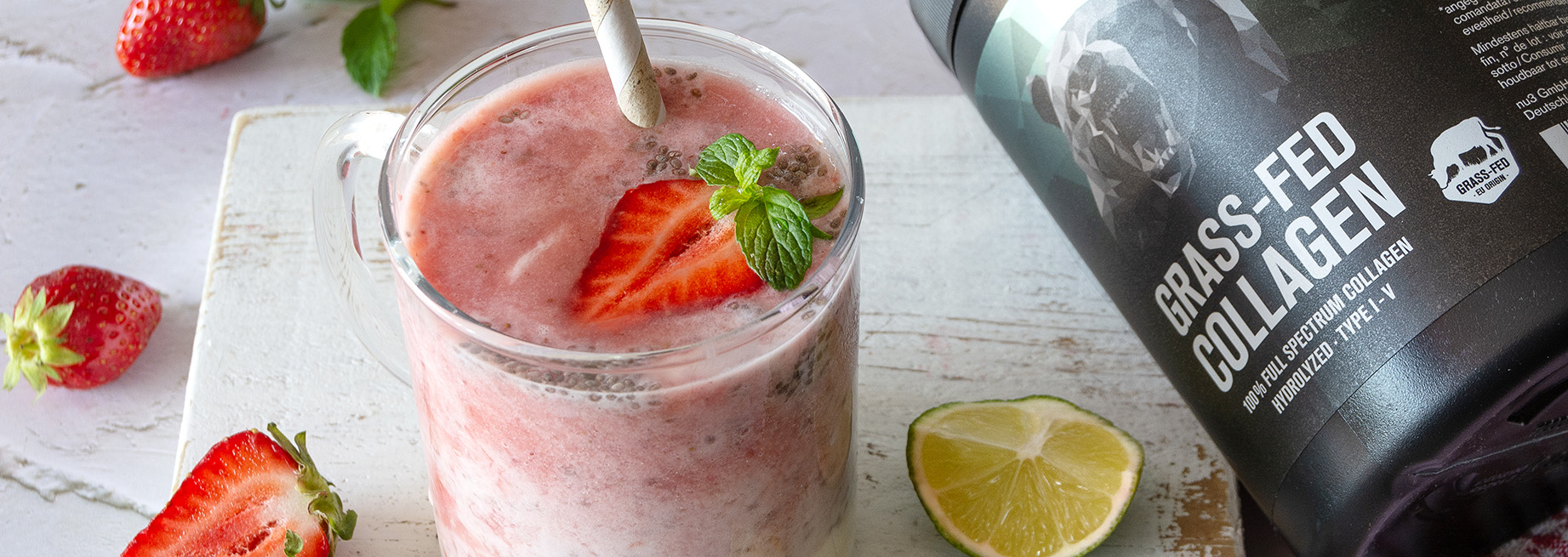Beauty smoothie di fragole